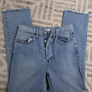 Classic Blue Straight Leg Jeans